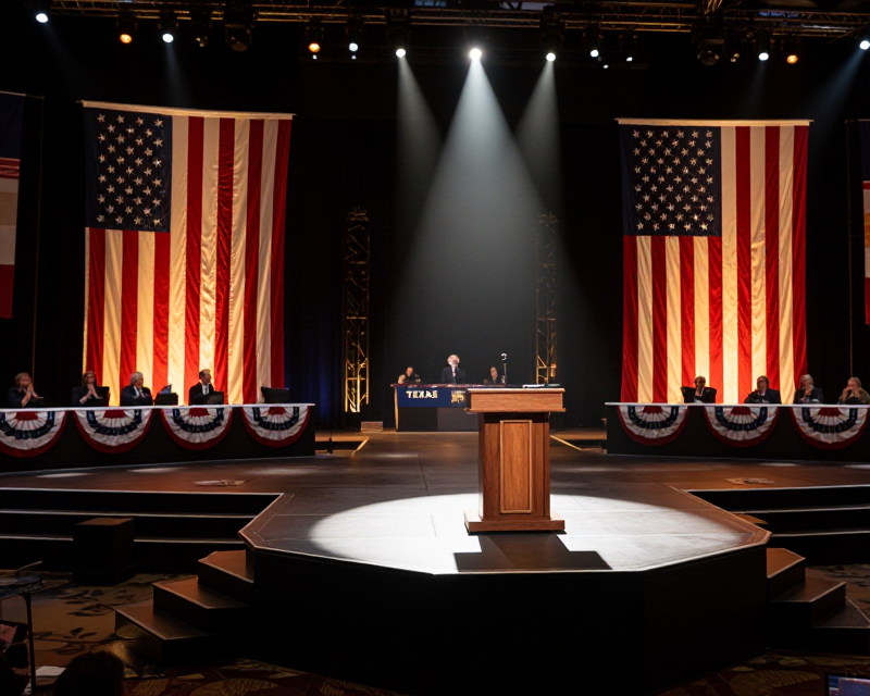 Political Convention Atmosphere