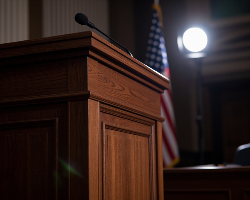 Political Tension in Senate Chamber