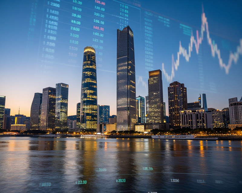 Financial District Regulation Concept