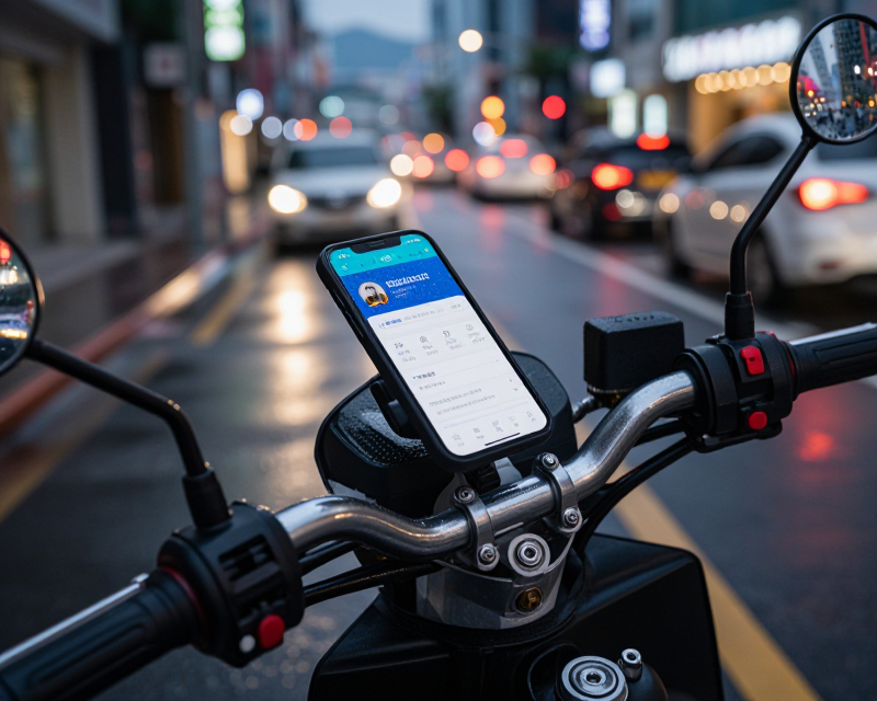 Seoul Delivery Night Scene