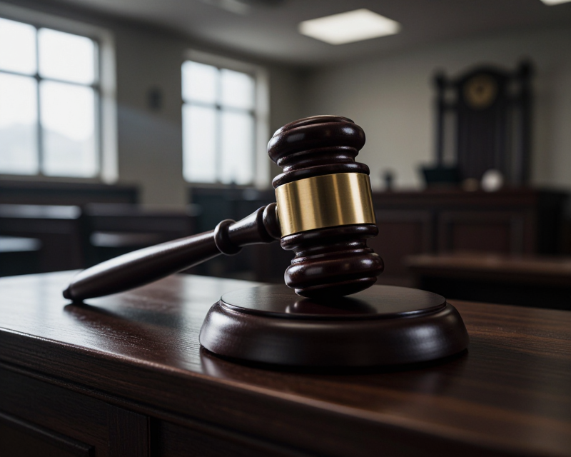 Symbolic Courtroom Gavel
