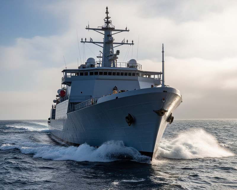 Naval Mine Sweeping in Strait of Hormuz
