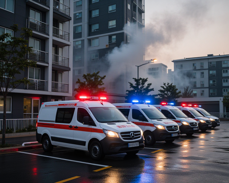 Emergency Scene in Gyeongsan