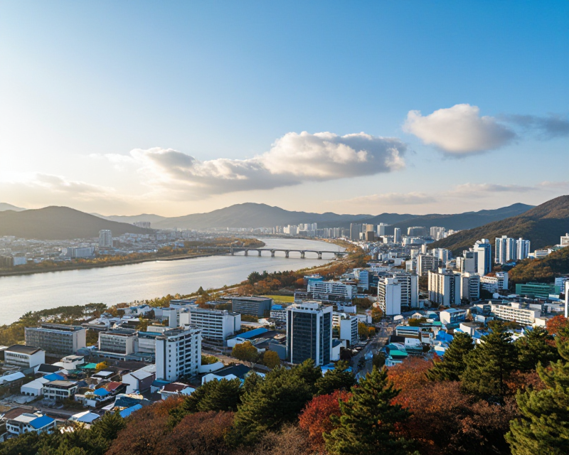 Sunny Morning in Seoul