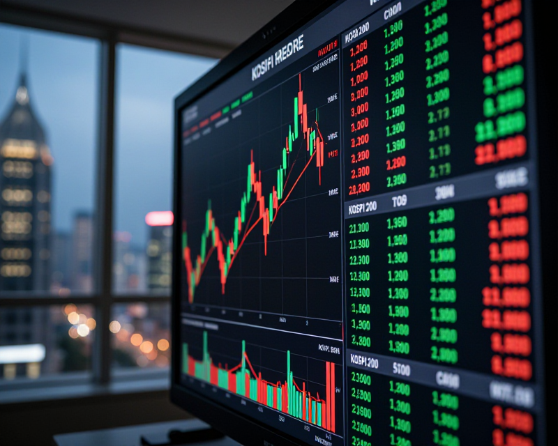 Financial Market Data Display
