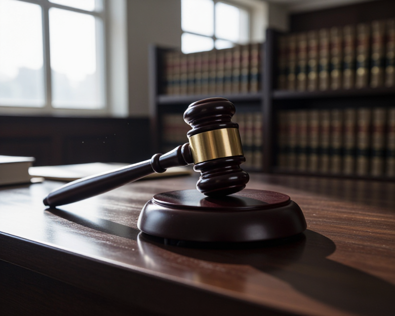 South Korean Courtroom Gavel