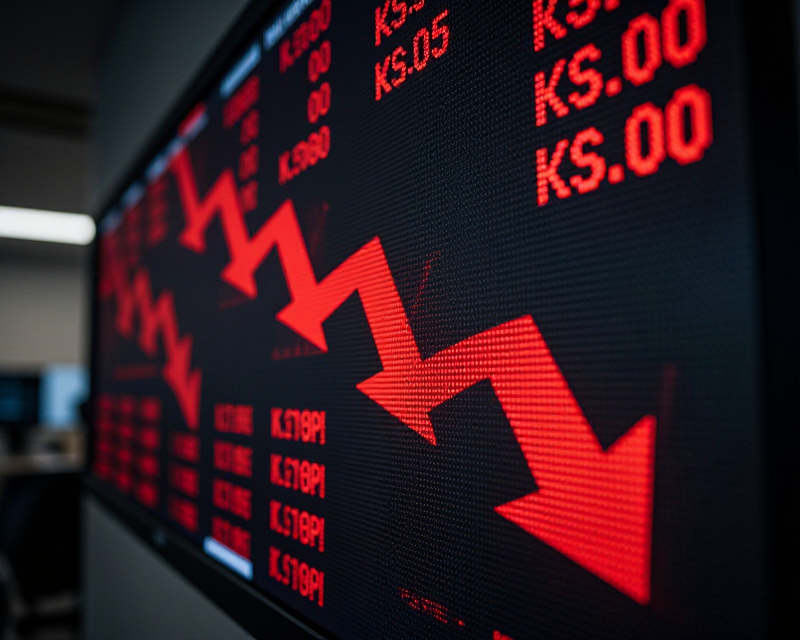Stock Market Crash Visual